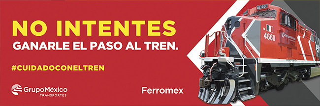 Cuidado con el Tren. Ferromex, campaa permanente